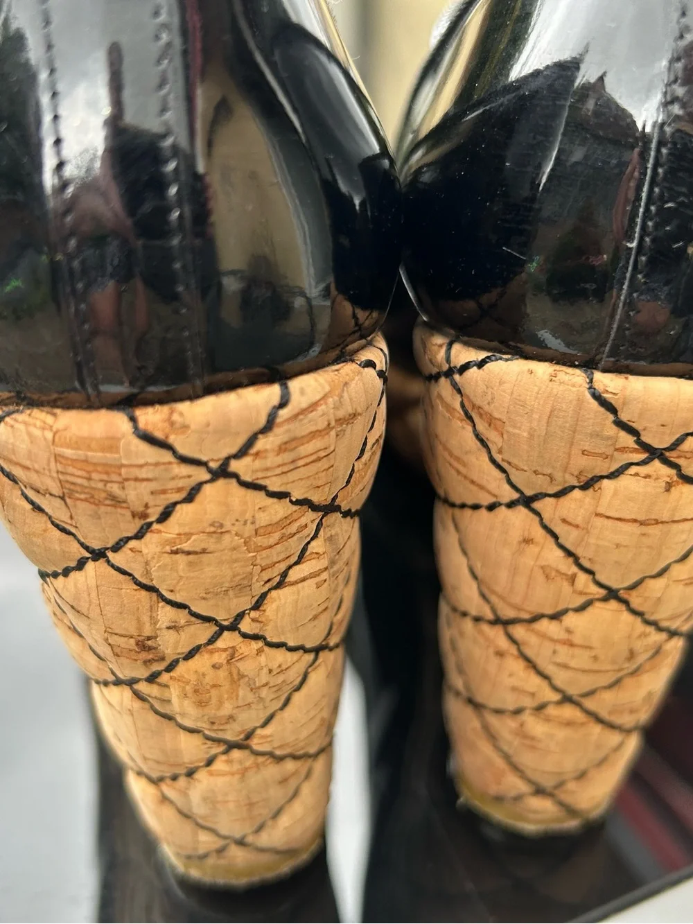 CHANEL black patent